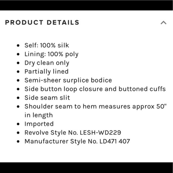 NWOT Love Shack Fancy Silk Floral Maxi Dress - Picture 8 of 8